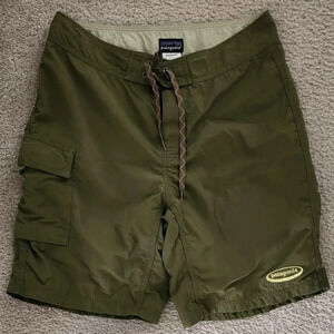 Patagonia Men's Paddler Board Quick-Drying Shorts Army Green Nylon Sz 30